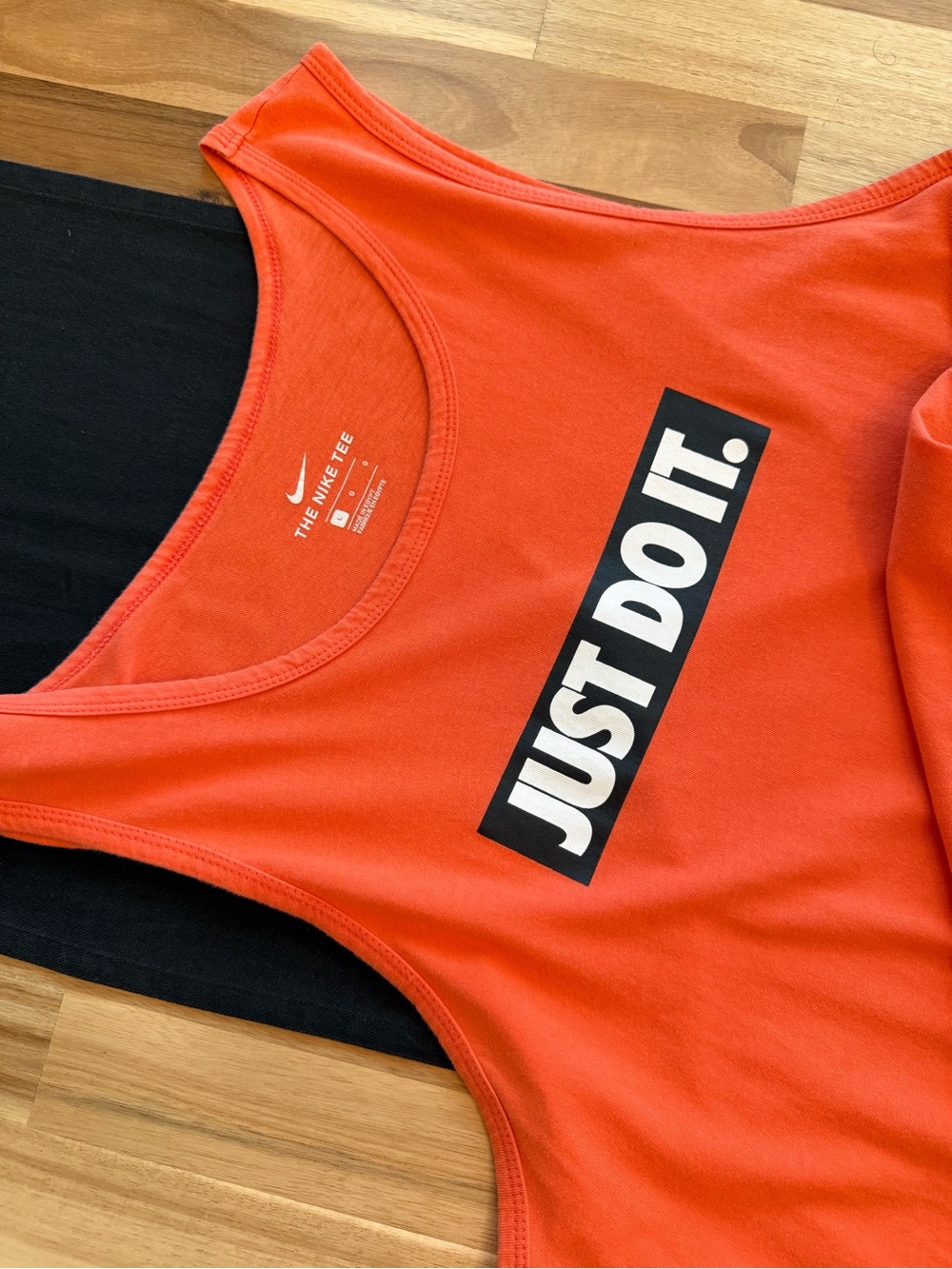 Nike Men’s Coral Orange 'Just Do It.' Tank Top